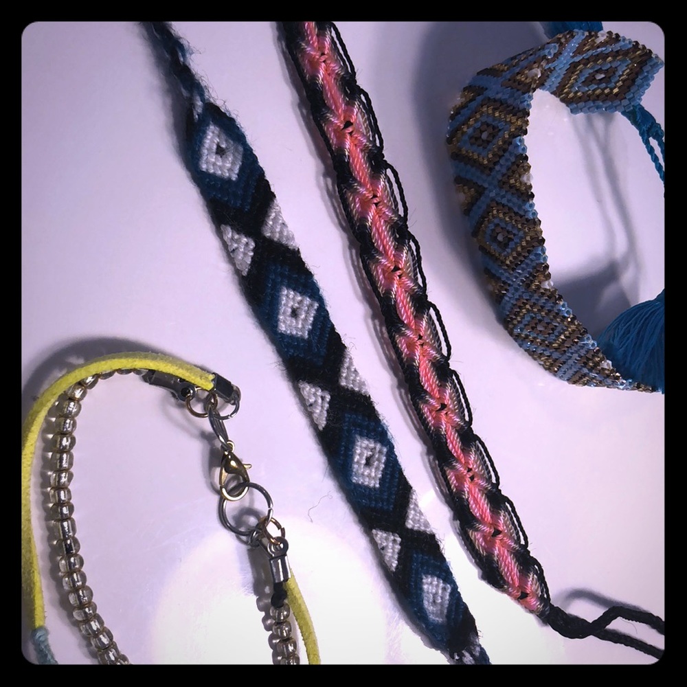 4 bracelets